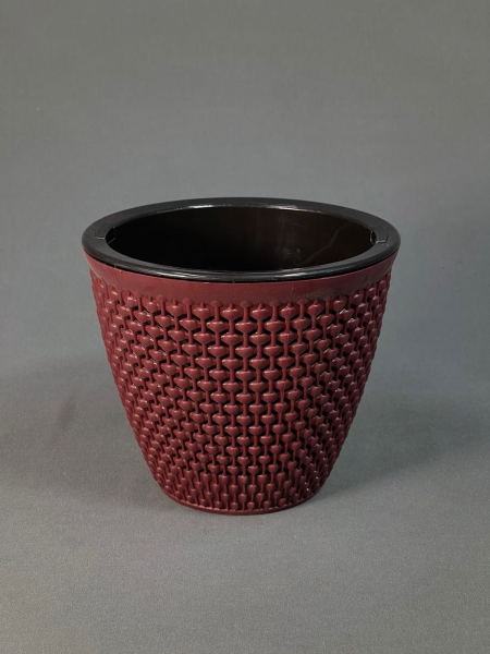 Кашпо для цветов Ротанг (1.6) Бордовый